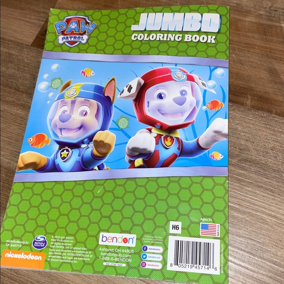 Nickelodeon PAW Patrol Doggie Divers Coloring Book - Picture 12 of 16